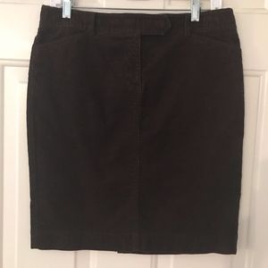 Ann Taylor Rich Chocolate Pencil Skirt